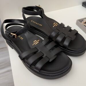 Coach Franny Gladiator Style Sandal Size 9